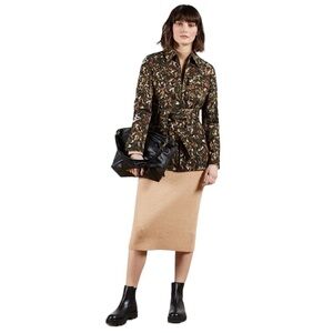 Ted Baker Inniza Safari Jacket Urban Printed Cargo Jacket NWT Ted Size 1=US 0-2
